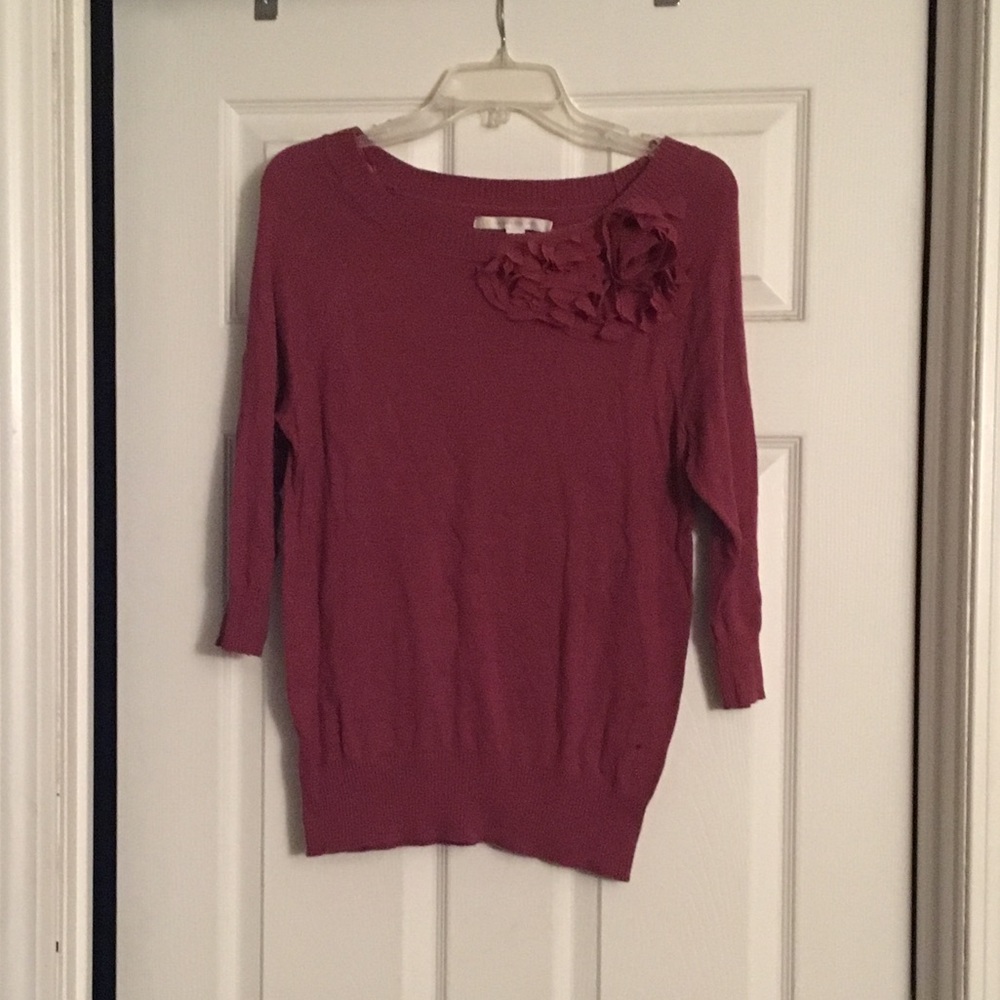 Pink Lauren Conrad sweater.